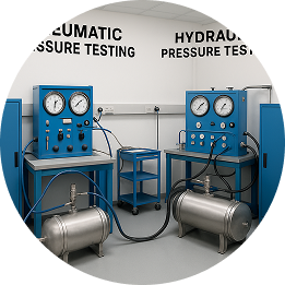 Pneumatic Pressure Testing & Hydraulic Pressure Testing